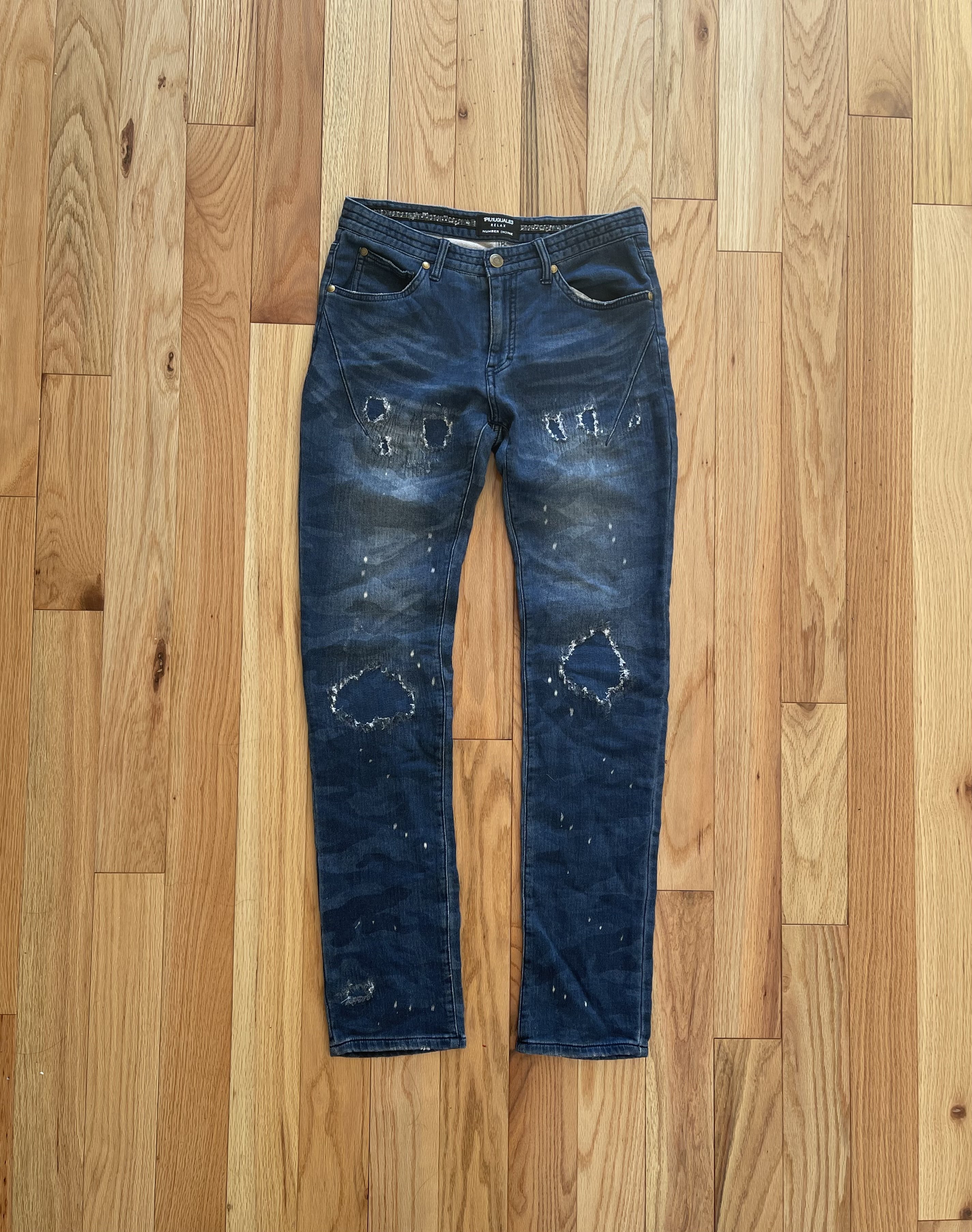 Number (N)ine Faux Denim Sweatpants | Reissue: Buy & Sell Designer