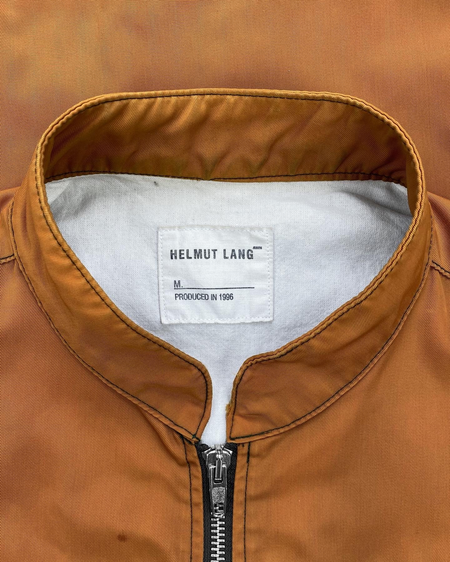 SS96 Helmut Lang MA-1 Burnt Nylon Moto Jacket | Reissue: Buy