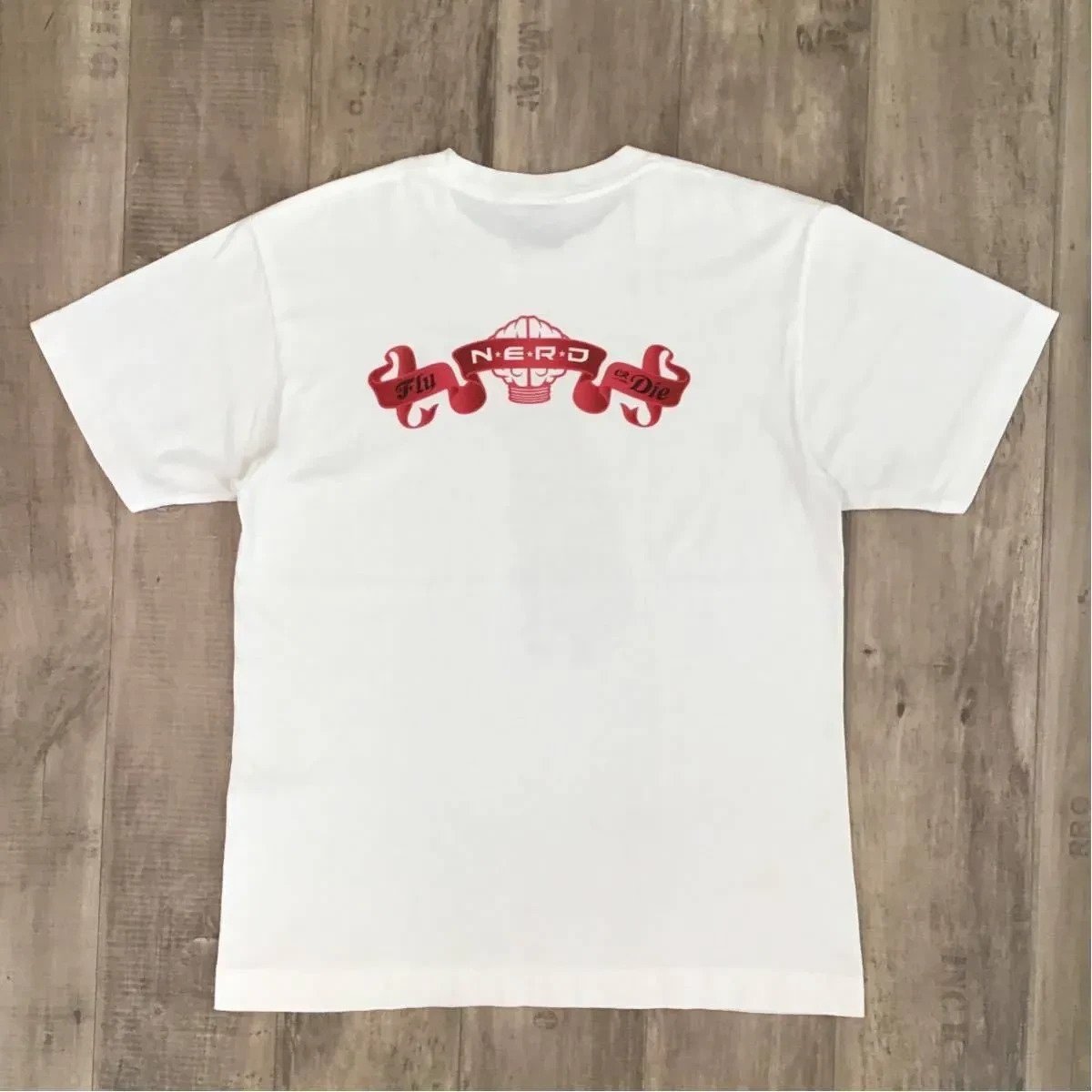 BAPE× N.E.R.D Fly or die DOG T-shirt NERD pharrell | Reissue: Buy