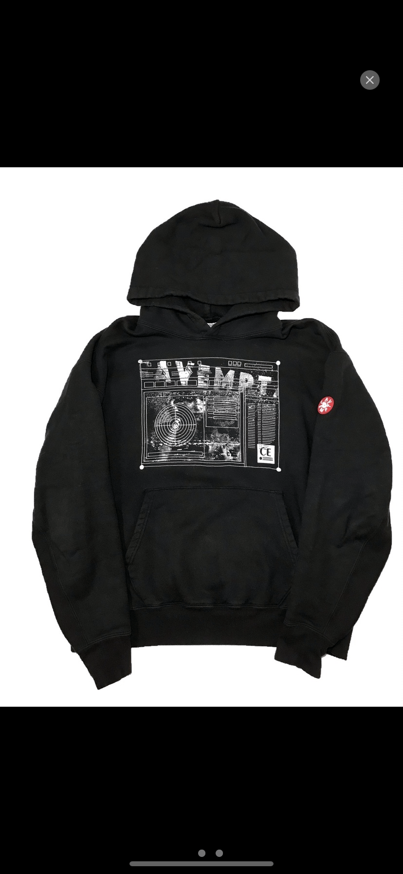 Cav empt shop frame hoodie