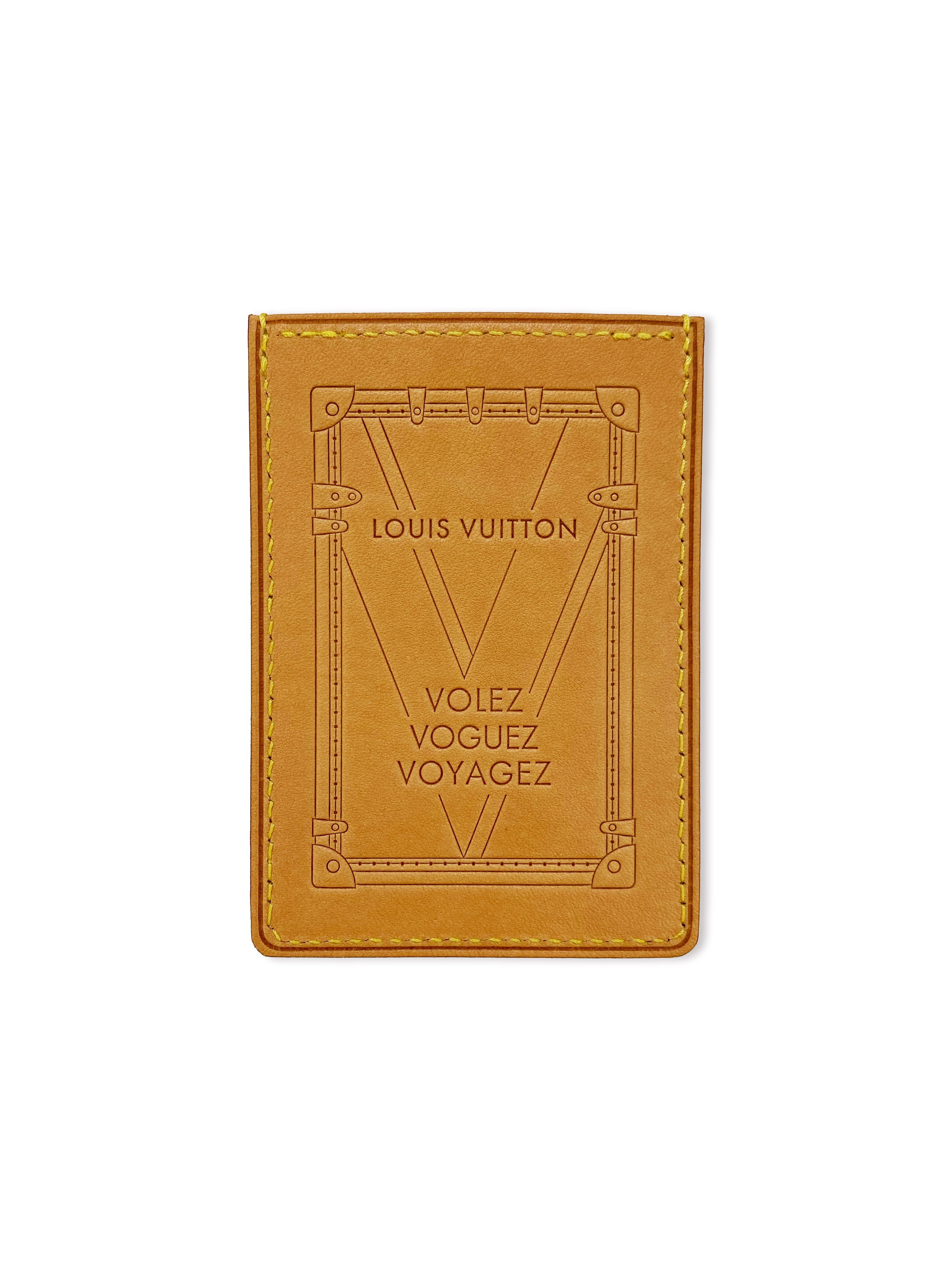 2016 Louis Vuitton Volez Vougez Voyagez Leather Card Holder