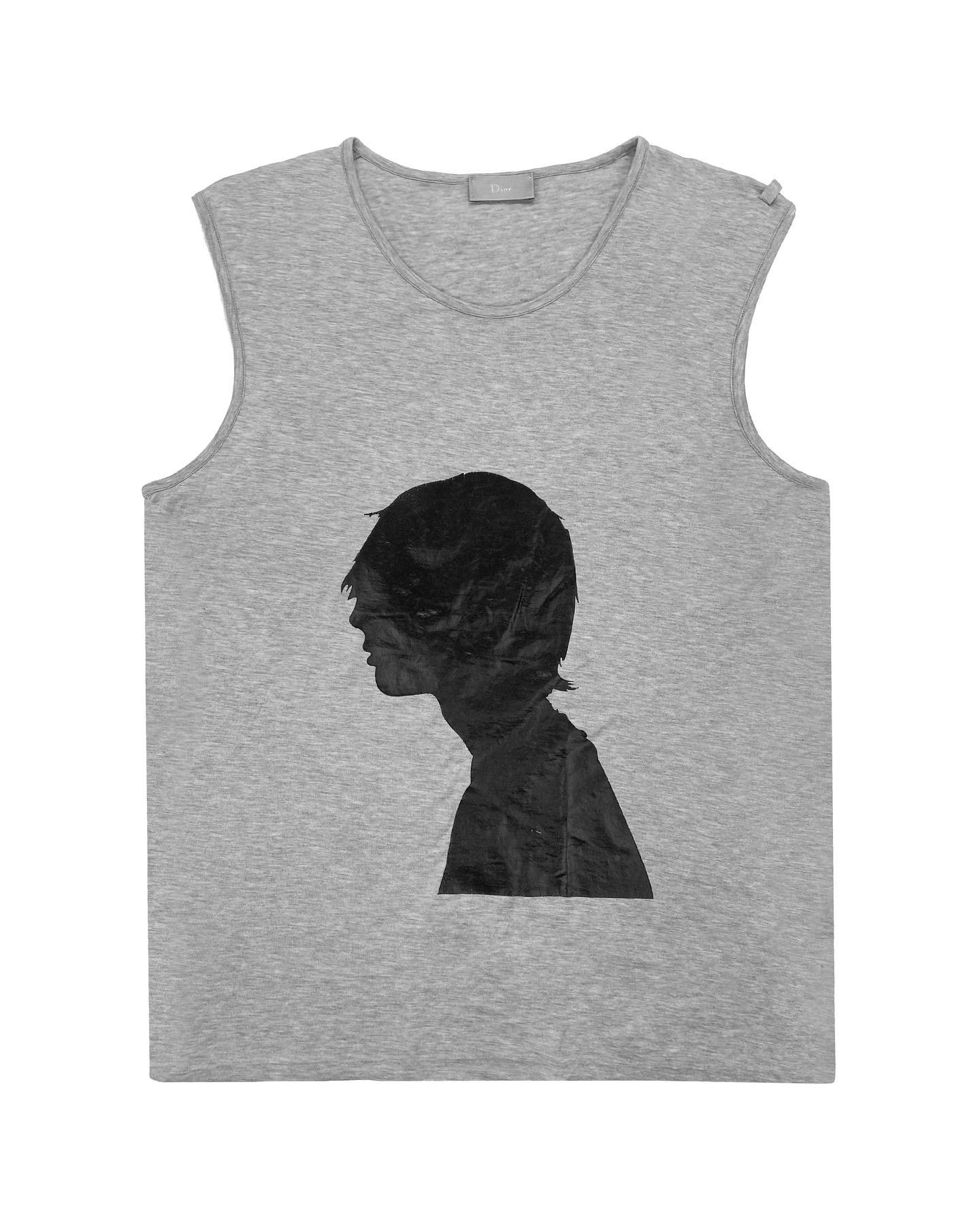 SS03 Dior by Hedi Slimane 'Follow Me' Silhouette Tank-top