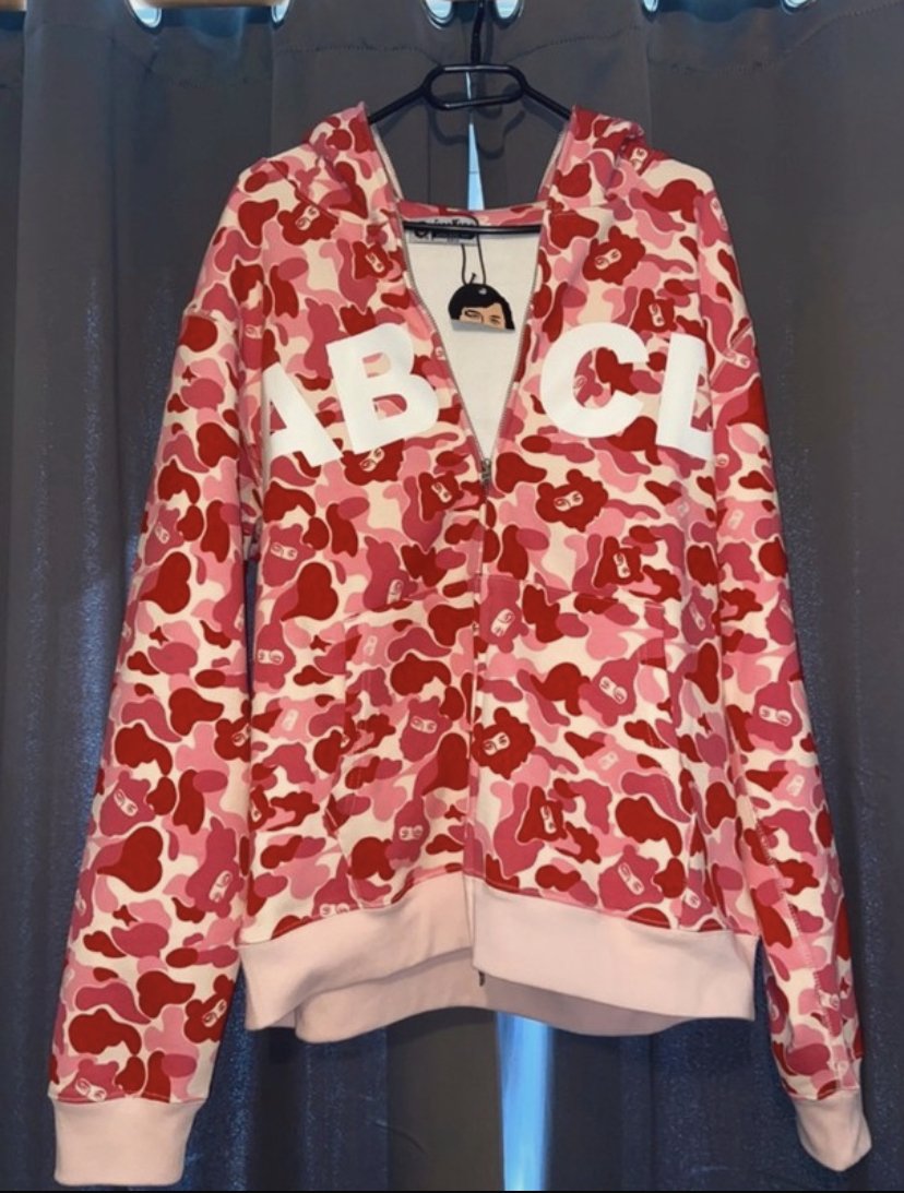 José Wong ABCD Hoodie Camo Pink | Reissue: Buy & Sell Designer
