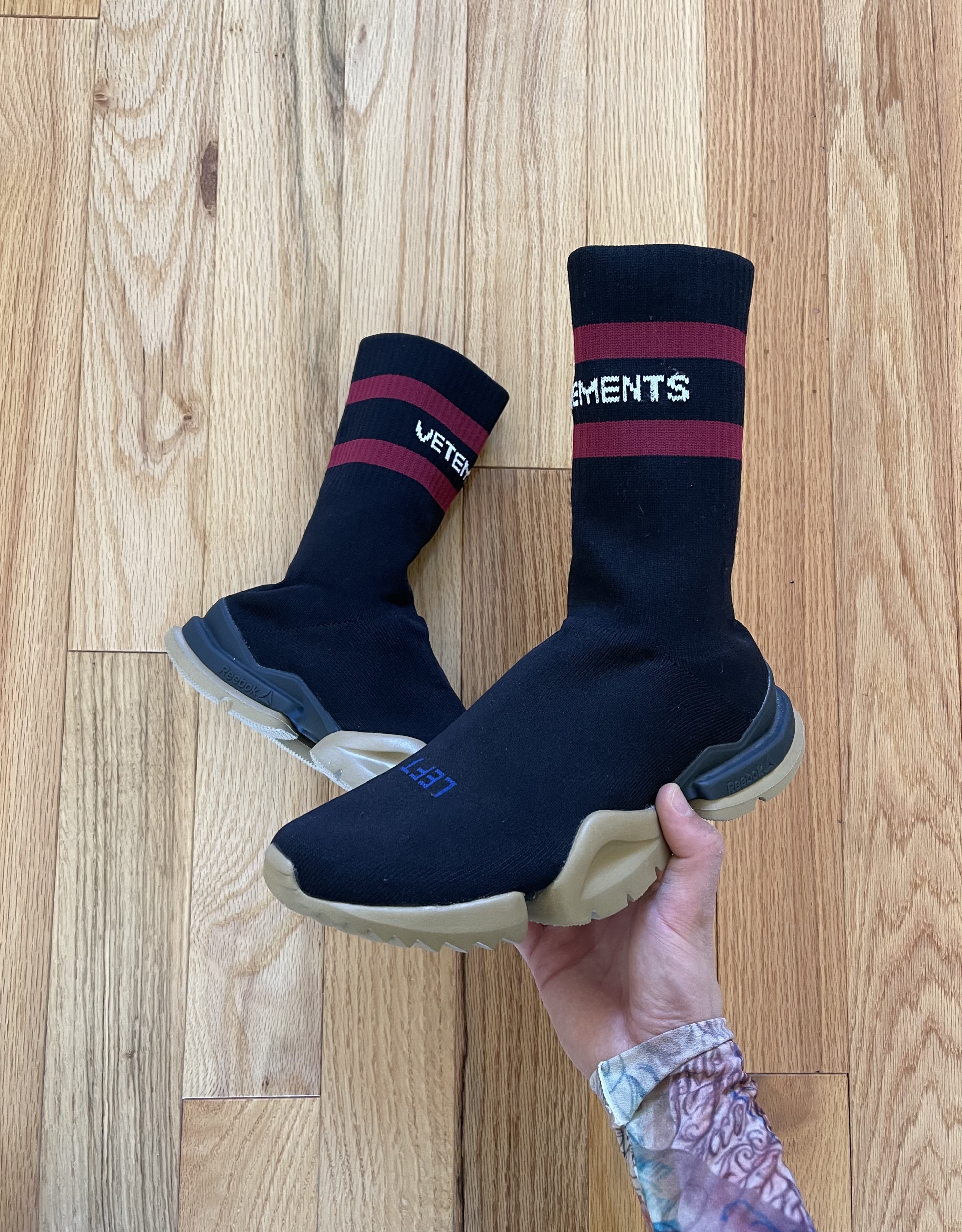 Vetements x Reebok Sock Runner Sneakers | Reissue: Buy & Sell