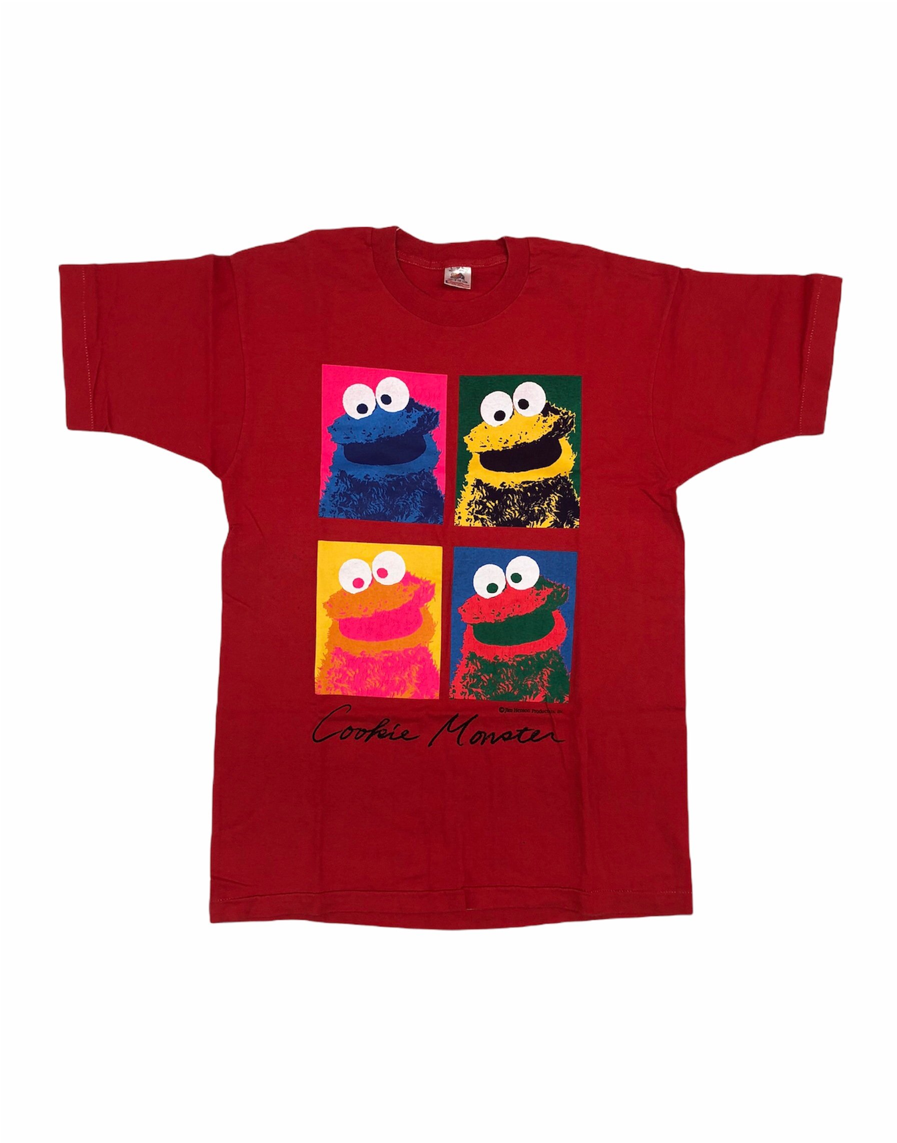 90s Cookie Monster Pop Art Warhol Sesame Street T-Shirt | Reissue