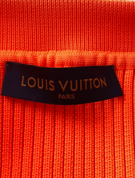 Louis Vuitton Louis Vuitton Runway Ribbed Utility Gilet Orange Vest SS19