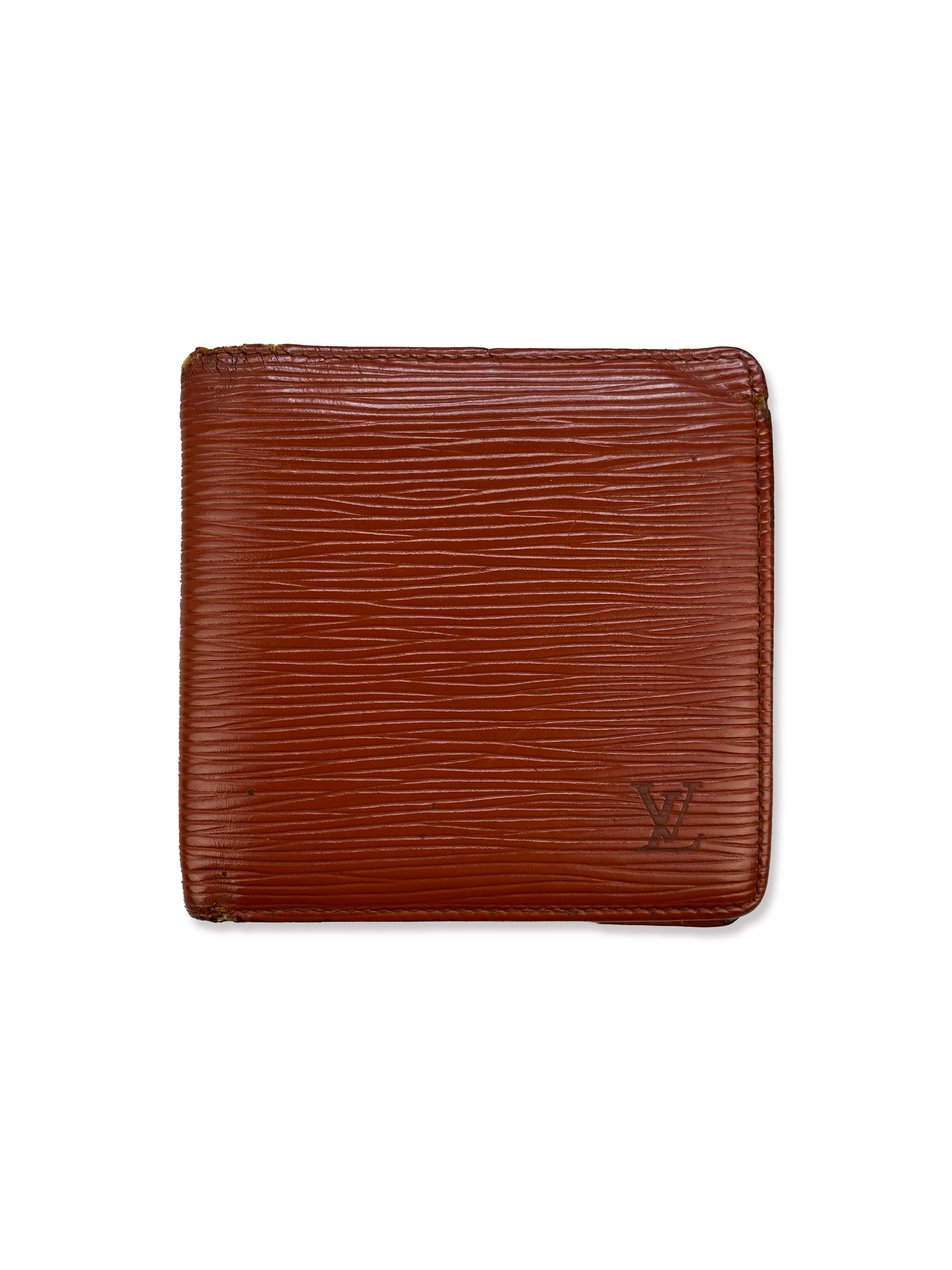 Louis Vuitton Ribbed Bifold Burnt Maroon Wallet Reissue Buy & Sell