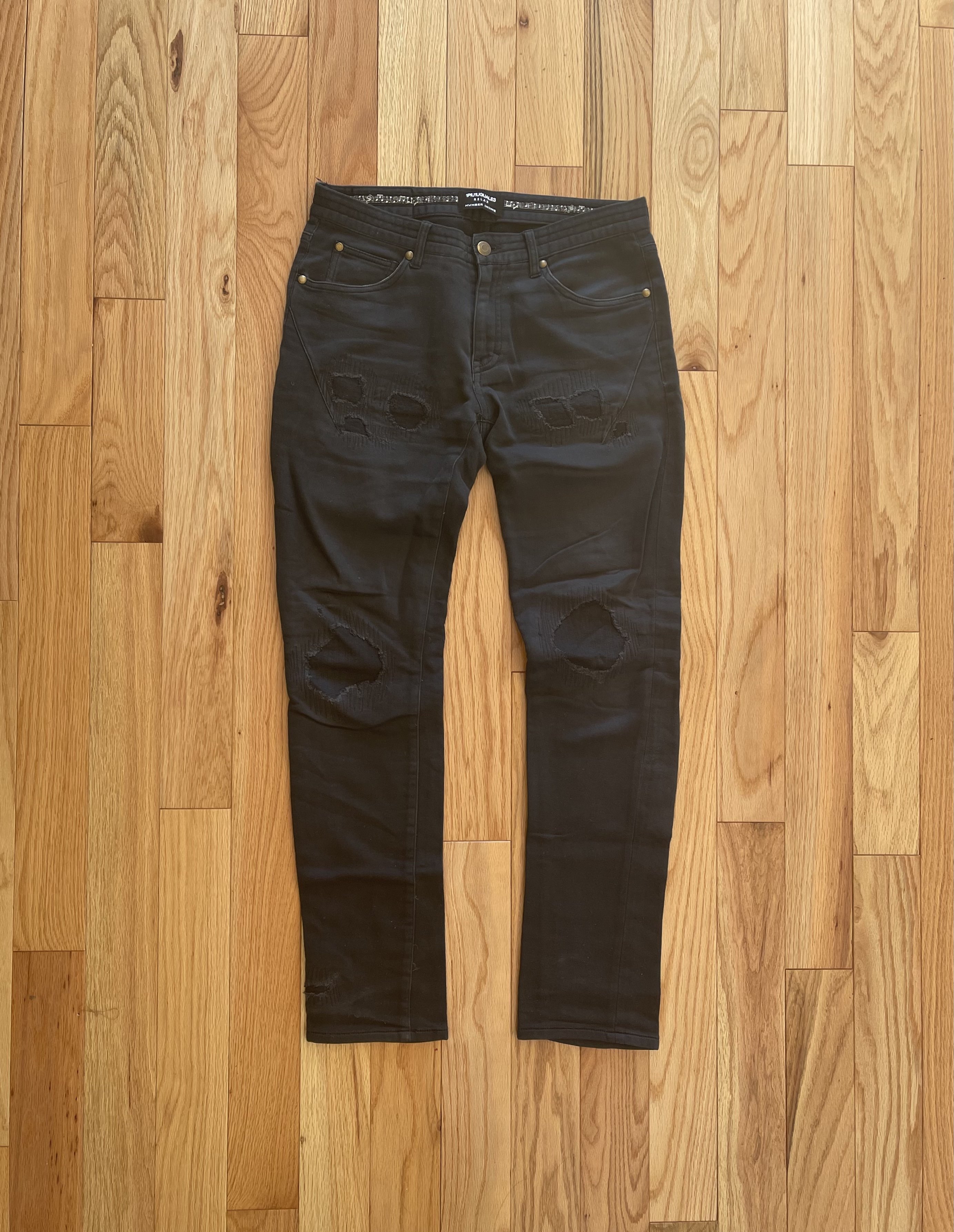 Number (N)ine Faux Denim Sweatpants | Reissue: Buy & Sell Designer