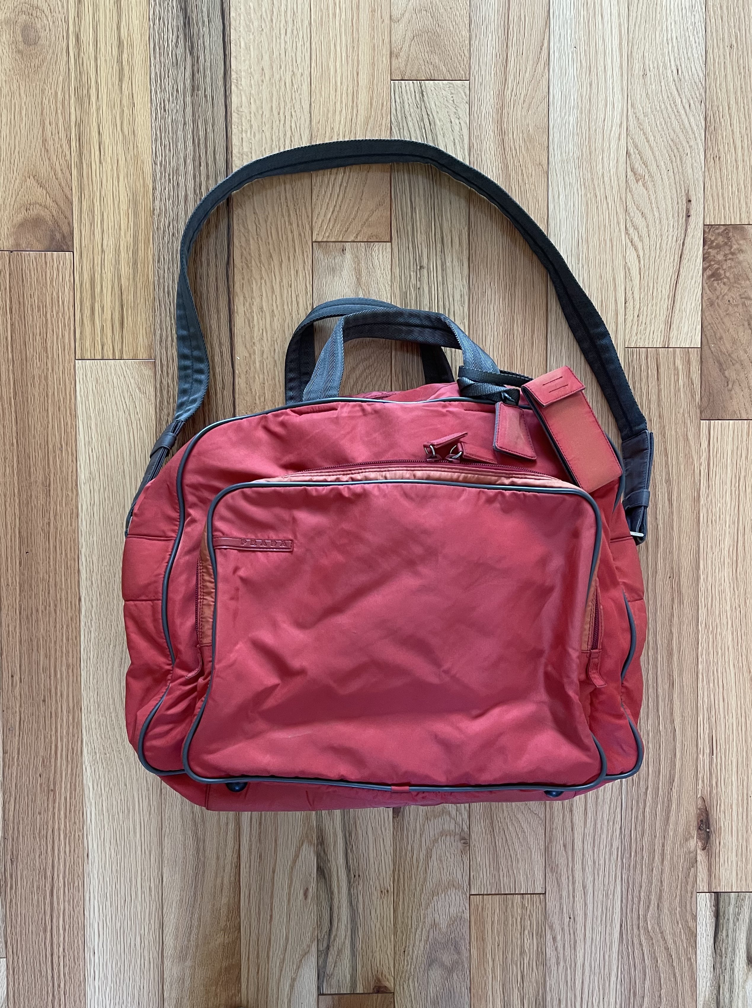 Prada Sport Linea Rossa Duffel Bag