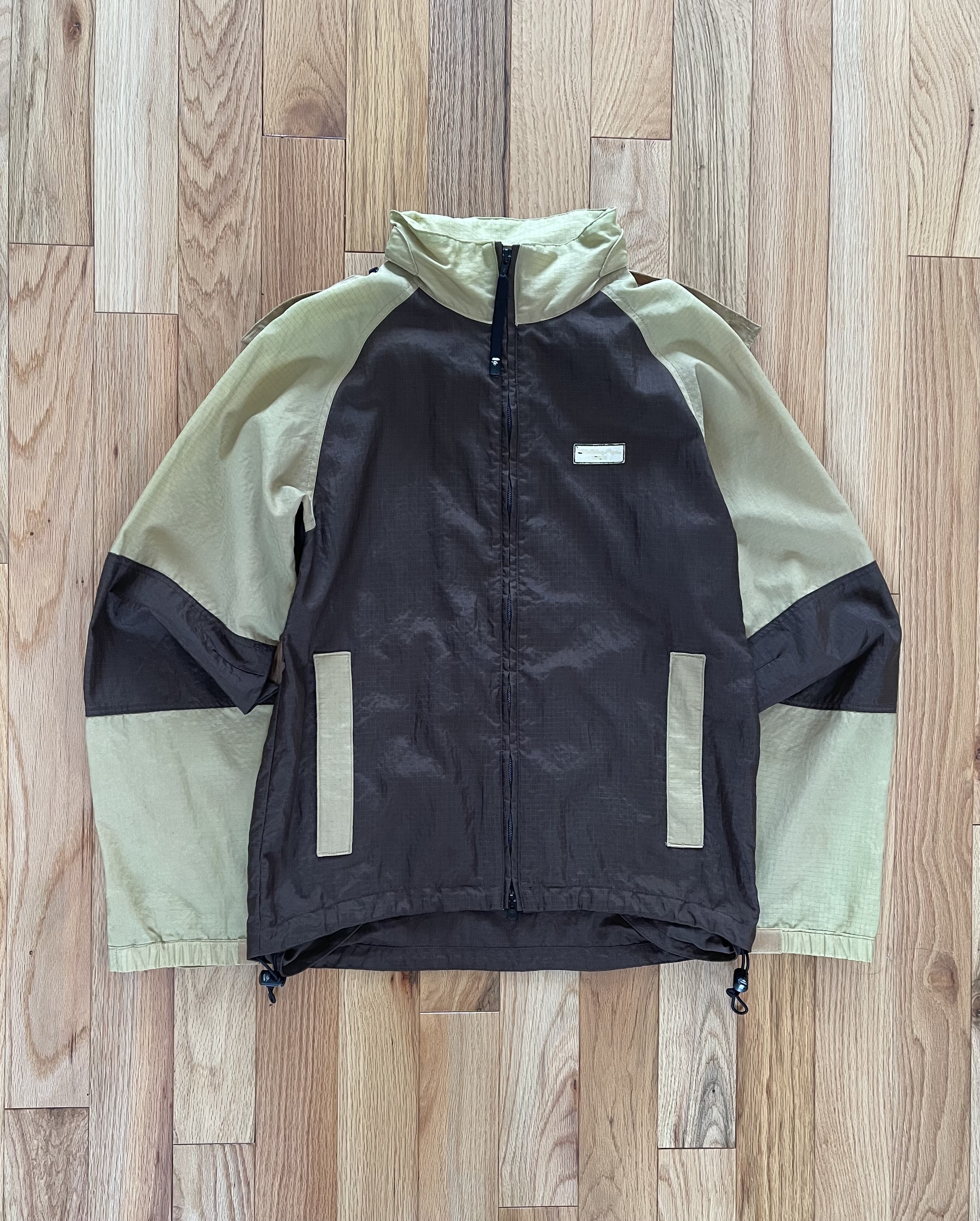 90s Bape Panelled Waterproof Track Jacket | Reissue: Buy & Sell ...