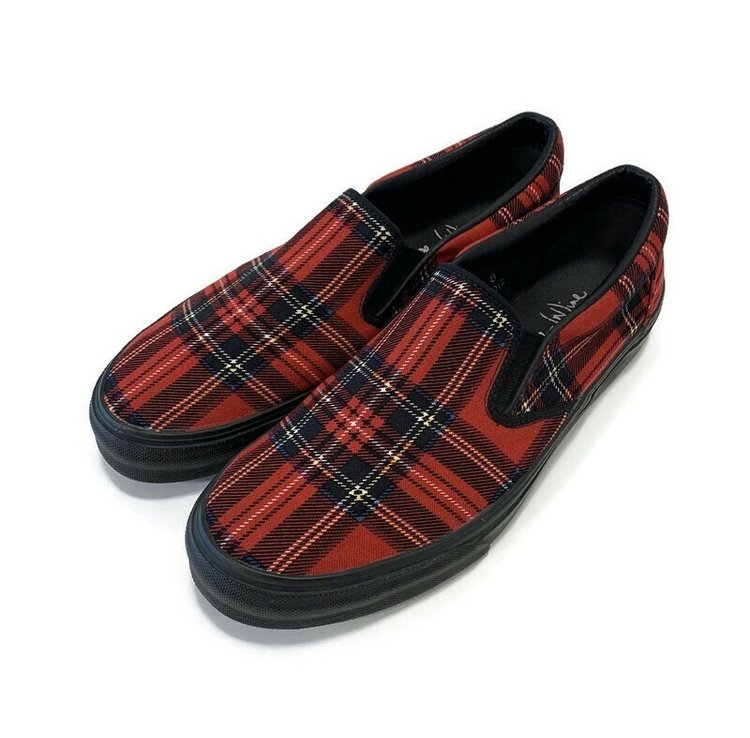 number nine 2005SS night crawler tartan slip on shoes | Reissue