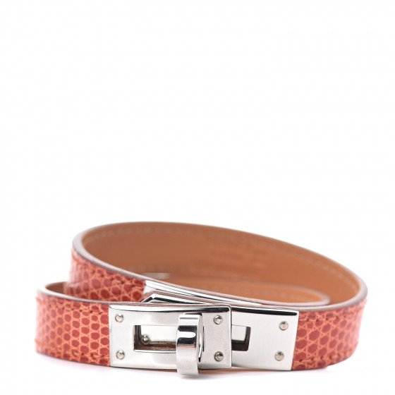 Hermes Kelly Double Tour Bracelet in White — UFO No More